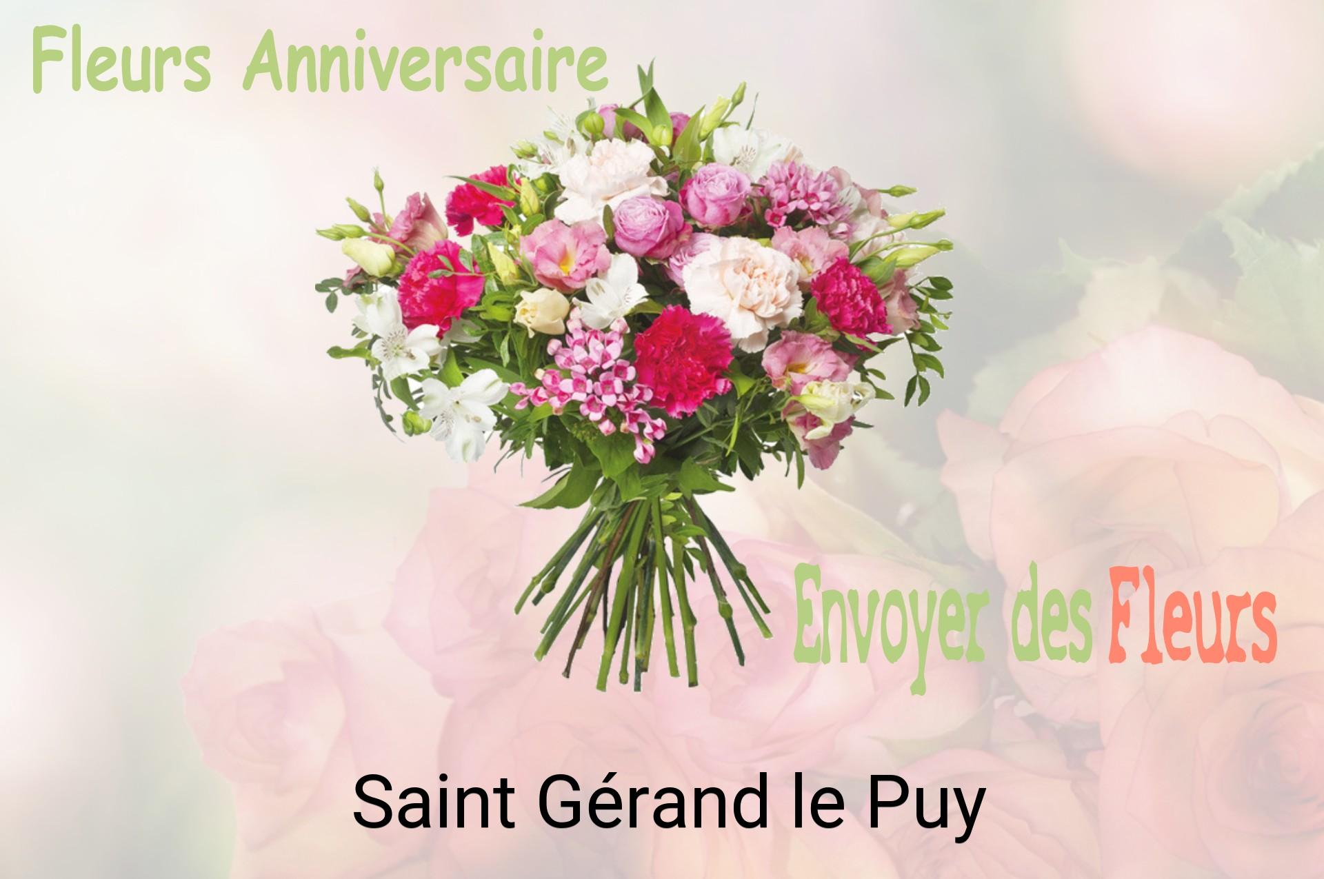 Bouquet de fleurs d’anniversaire livré à Saint-Gérand-le-Puy