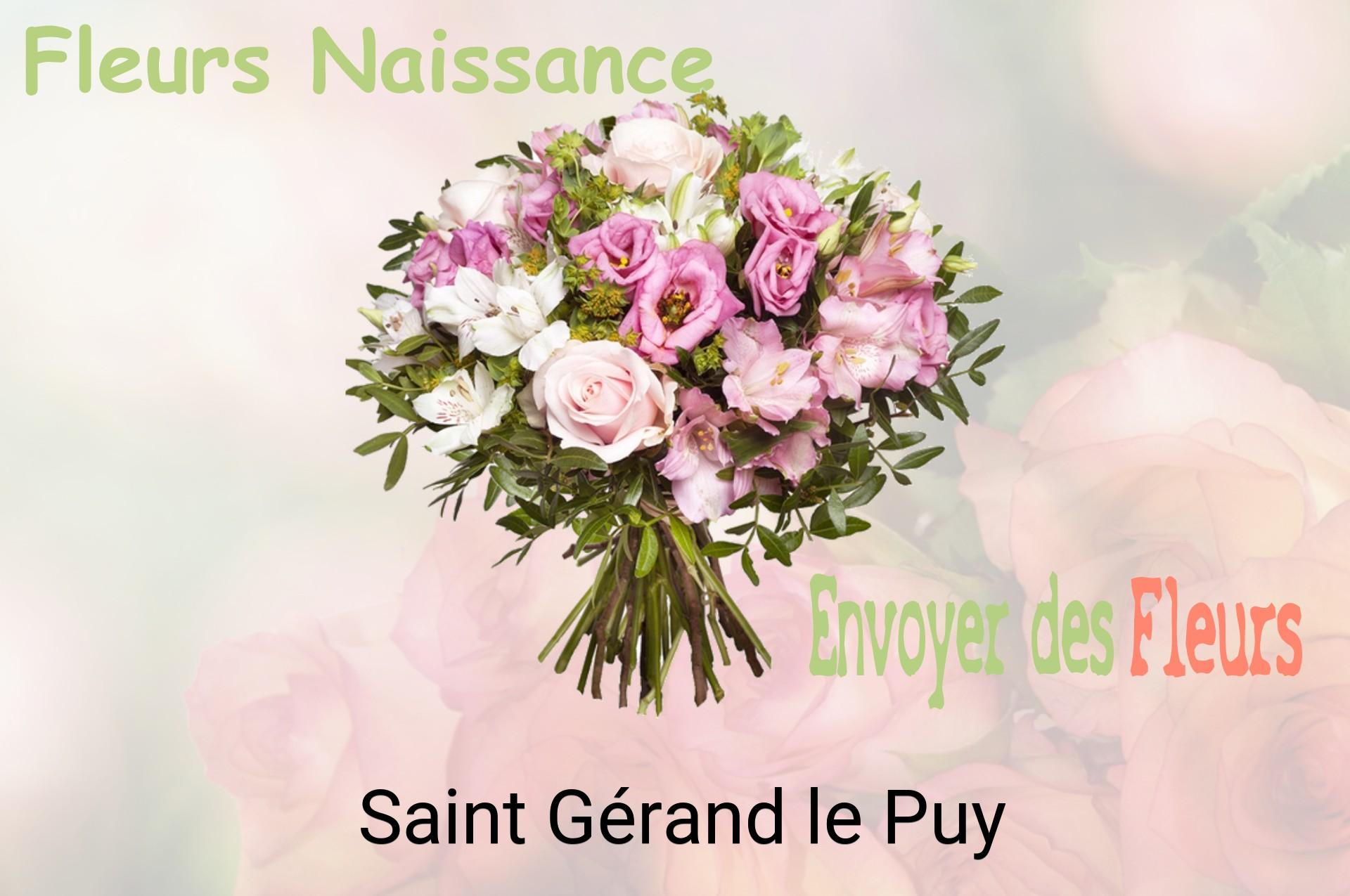 Bouquet de fleurs de naissance livré à Saint-Gérand-le-Puy