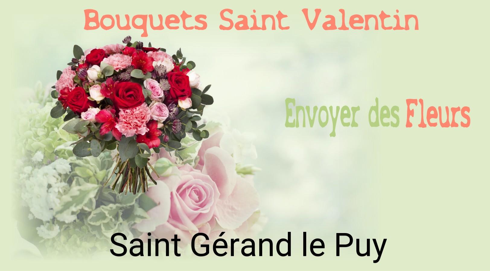Roses de Saint-Valentin livrées à Saint-Gérand-le-Puy